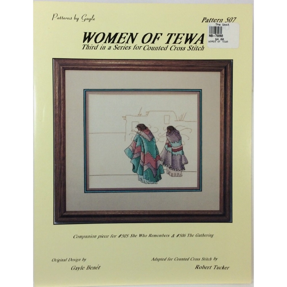 Patterns by Gayle Women of Tewa Counted Cross Stitch Pattern 507 Gayle Benet
